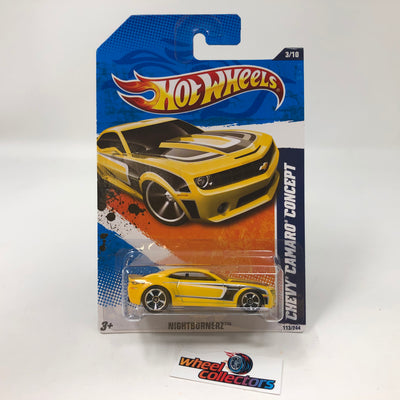 Chevy Camaro Concept #113 * Yellow Kmart Only * 2011 Hot Wheels