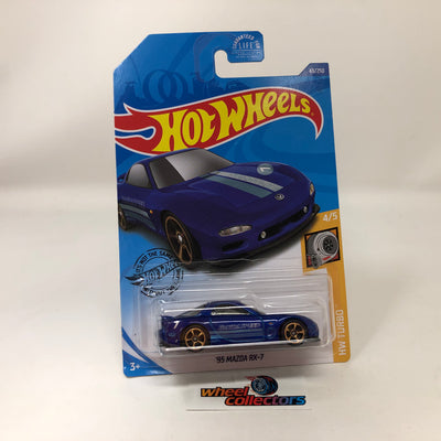 '95 Mazda RX-7 #43 * Blue * 2020 Hot Wheels