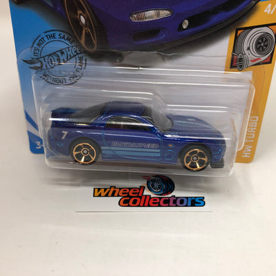 '95 Mazda RX-7 #43 * Blue * 2020 Hot Wheels