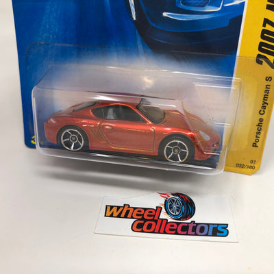 Porsche Cayman S #32 * Orange * 2007 Hot Wheels