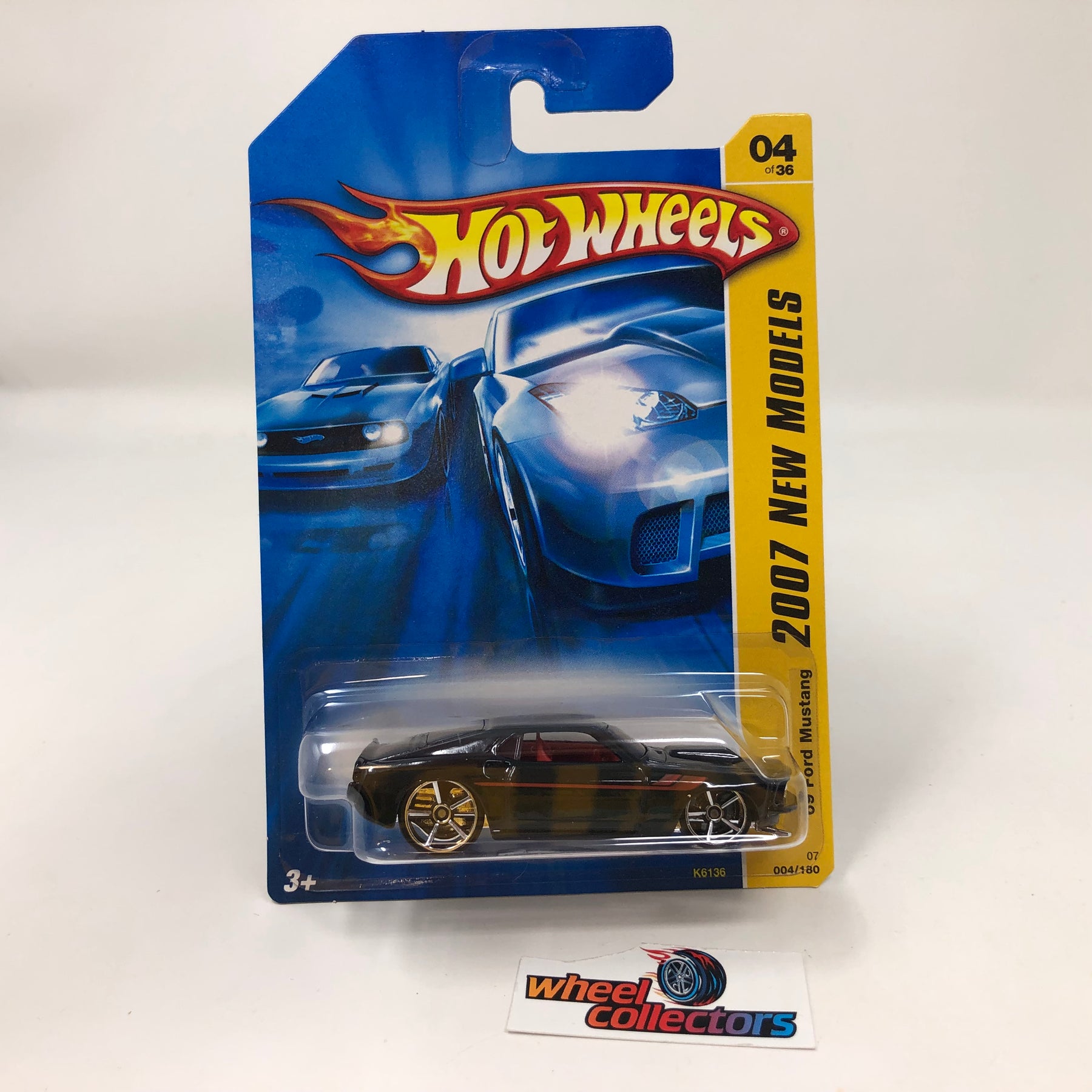 '69 Ford Mustang #4 * Black * 2007 Hot Wheels – Wheelcollectors