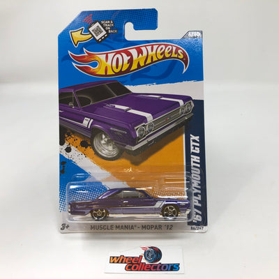 '67 Plymouth GTX #86 * Purple * 2012 Hot Wheels