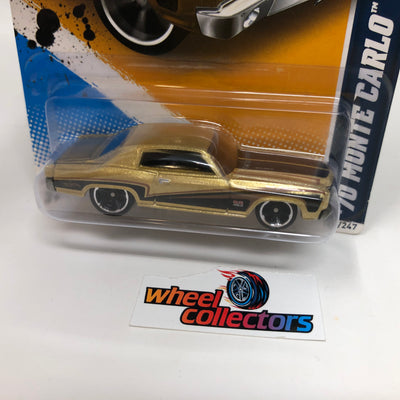 '70 Monte Carlo #107 * Gold * 2012 Hot Wheels