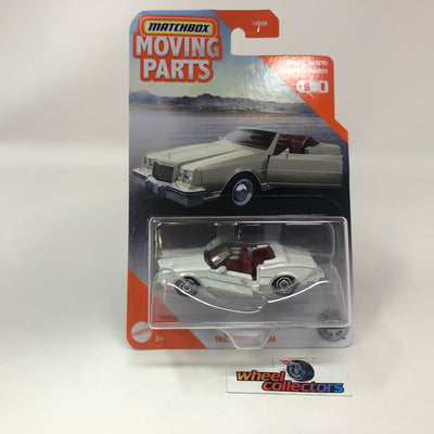 '83 Buick Riviera * WHITE * Matchbox Moving Parts