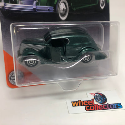 '36 Ford Sedan Custom * Green * Matchbox Moving Parts