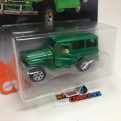 1962 Jeep Willys Wagon * GREEN * Matchbox Moving Parts