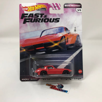 '65 Corvette Stingray Coupe * Red * Hot Wheels QUICK SHIFTERS Fast & Furious