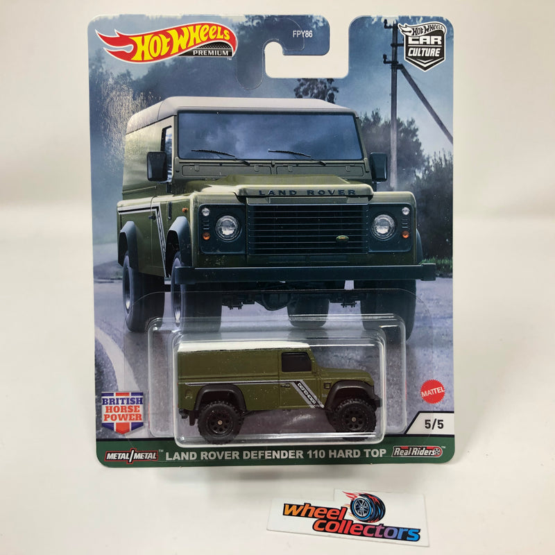 Land Rover Defender 110 Hard Top * Hot Wheels BRITISH HORSE POWER Car Culture