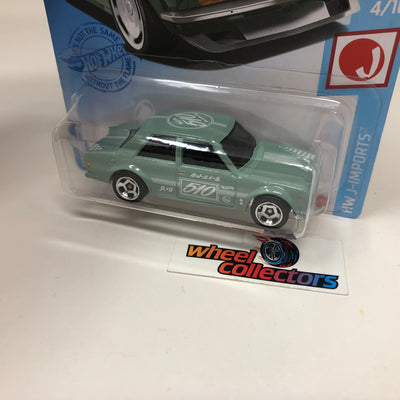 '71 Datsun 510  #162 * Green * 2021 Hot Wheels