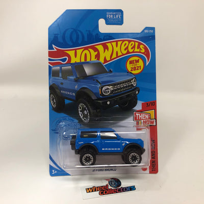 '21 Ford Bronco #100 * Blue * 2021 Hot Wheels
