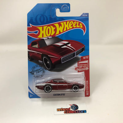 Custom Otto #173 * RED Red Edition Target * 2020 Hot Wheels