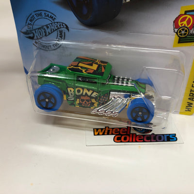 Bone Shaker #159 * GREEN * 2021 Hot Wheels