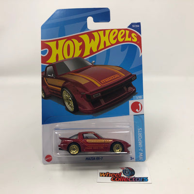 Mazda RX-7 #97 * RED * 2022 Hot Wheels Case L