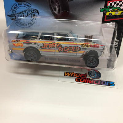 '64 Nova Wagon Gasser #198 * GREY * 2019 Hot Wheels USA