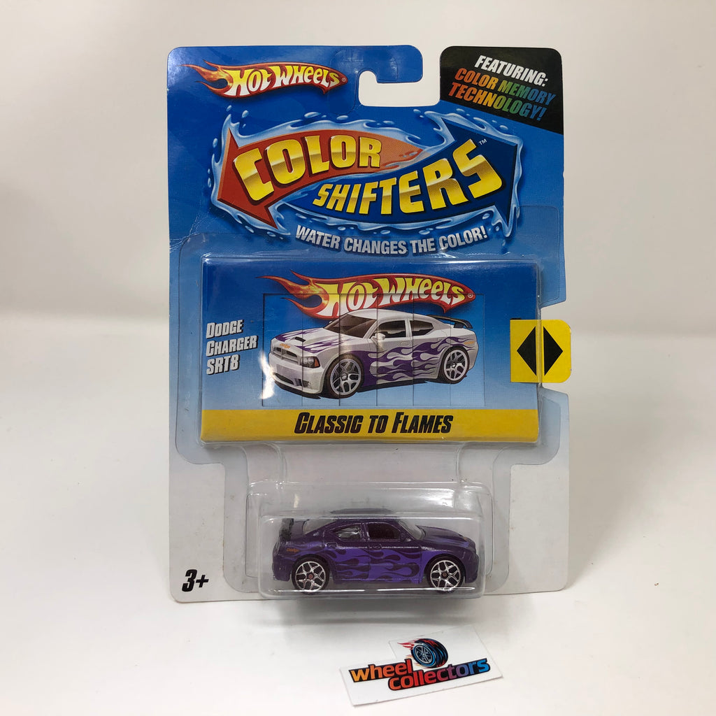 Dodge Charger SRT8 Classic to Flames * Hot Wheels Color Shifters