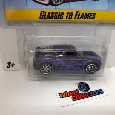 Dodge Charger SRT8 Classic to Flames * Hot Wheels Color Shifters