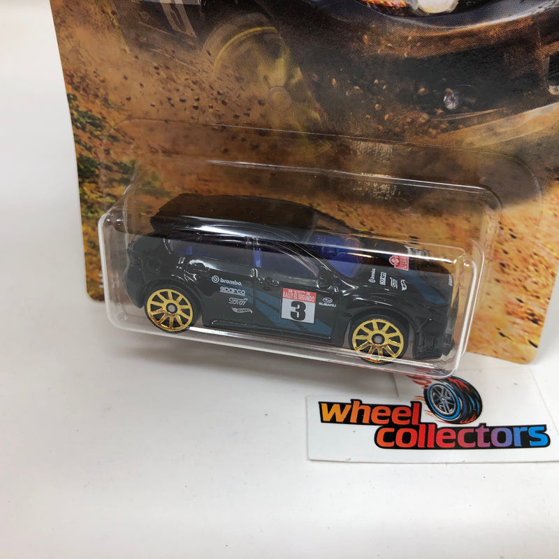 Subaru WRX STI * Black * Hot Wheels Road Rally Series