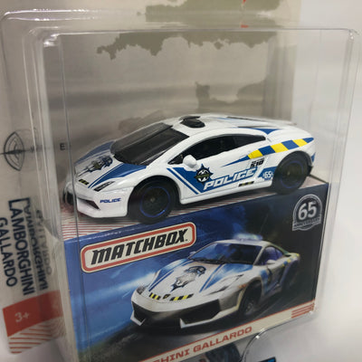 Lamborghini Gallardo Police * Matchbox Globe Travelers 65th Anniversary