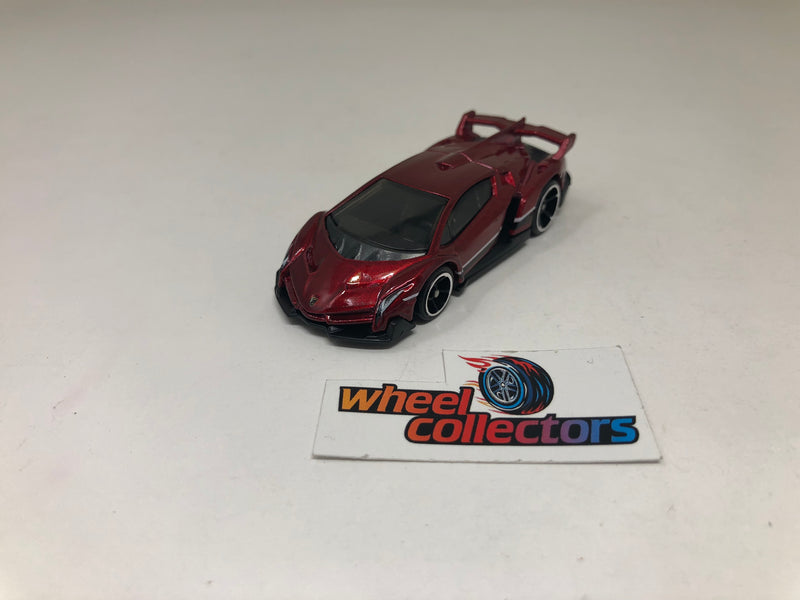 Lamborghini Venemo * Red * Hot Wheels Loose 1:64 Scale