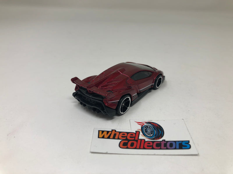 Lamborghini Venemo * Red * Hot Wheels Loose 1:64 Scale