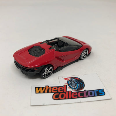 '16 Lamborghini Centenario Roadster * Red * Hot Wheels Loose 1:64 Scale