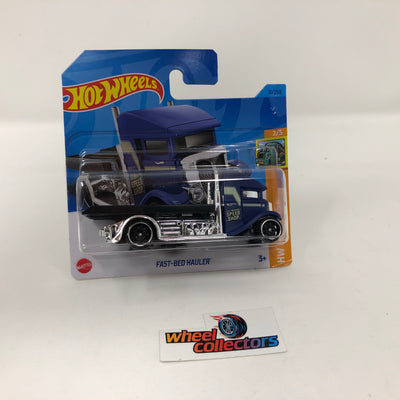 Fast-Bed Hauler #11 * Purple * 2023 Hot Wheels Case A Release Short Card