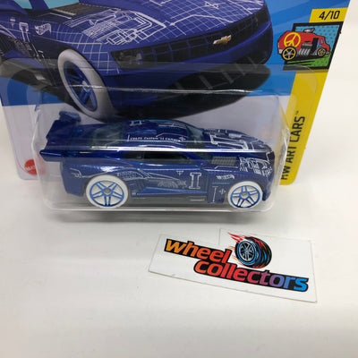 Custom '11 Camaro #36 * Blue * 2023 Hot Wheels Case A Release Short Card