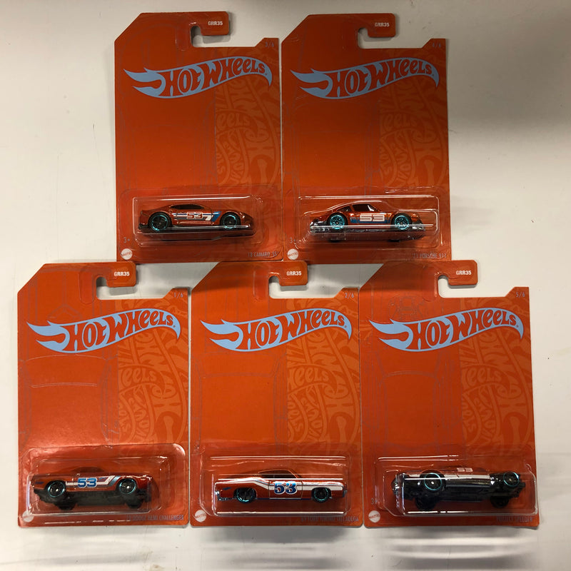 Orange & Chrome Series * 5 Car Set * Hot Wheels Store Exclusive