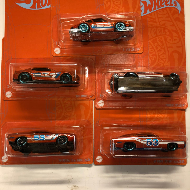 Orange & Chrome Series * 5 Car Set * Hot Wheels Store Exclusive