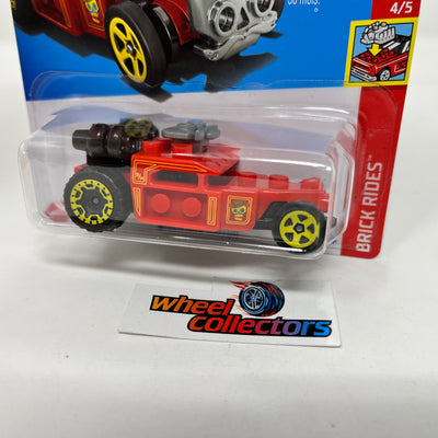 Brick and Motor #104 * Red * 2023 Hot Wheels Case E