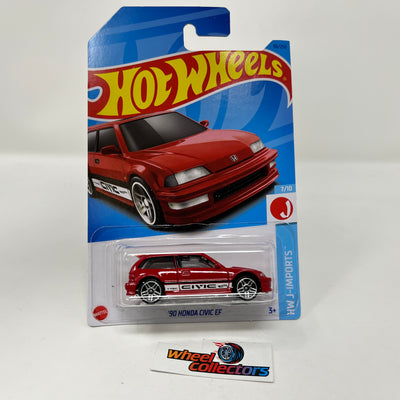 '90 Honda Civic #96 * Red * 2023 Hot Wheels Case E