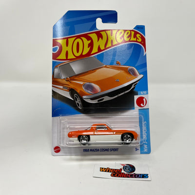 1968 Mazda Cosmo Sport #118 * Orange/White * 2023 Hot Wheels Case F