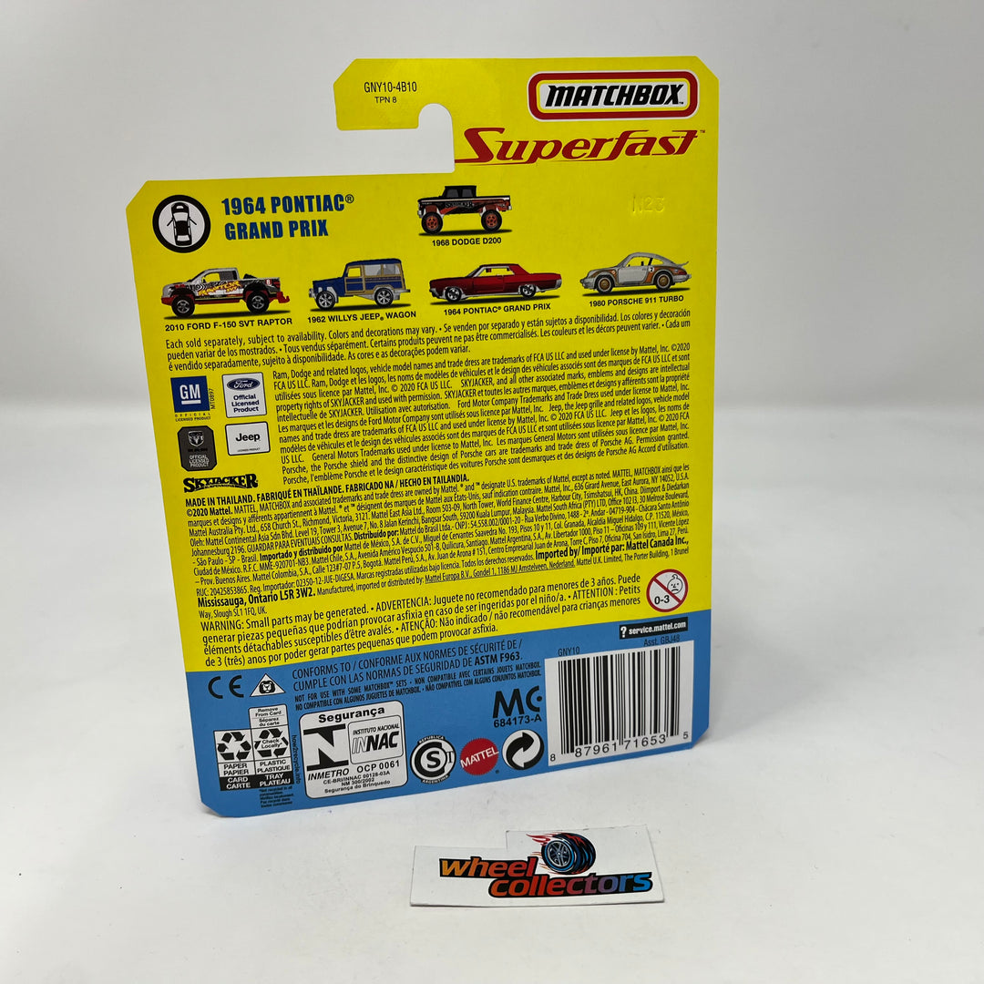 1964 Pontiac Grand Prix #14 * Matchbox Superfast Series