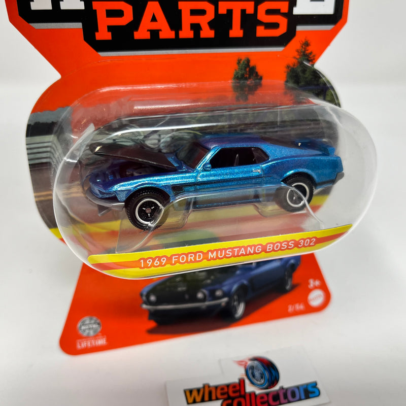 1969 Ford Mustang Boss 302 * Blue * 2023 Matchbox Moving Parts