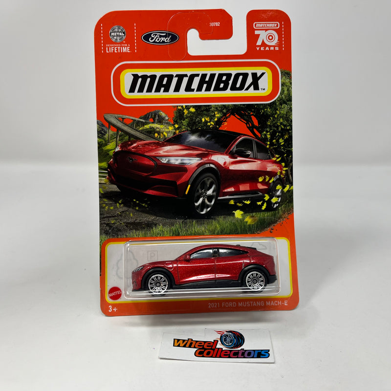 2021 Ford Mustang Mach-E * Red * 2023 Matchbox Case M Release