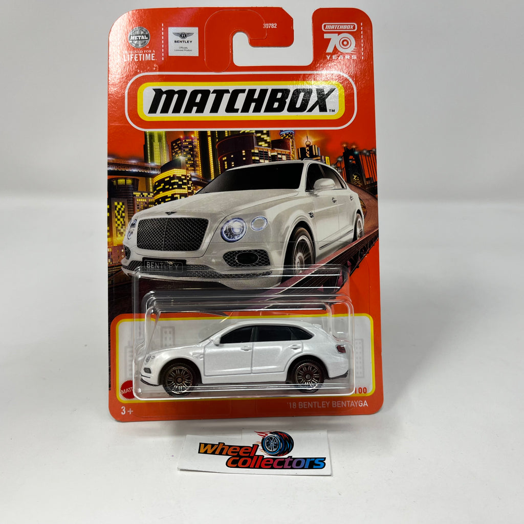 Matchbox Bentley Bentayga – 1:64 Modellauto In Weiß, Perfekt Für Kleine Autofans