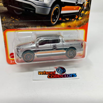 2022 Ford F-150 Lightning #20 * Silver * 2023 Matchbox 70th Year Case M Release