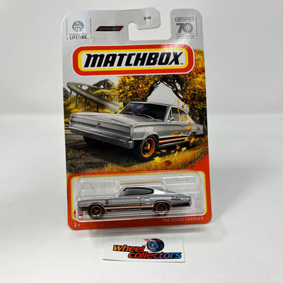 1966 Dodge Charger #12 * Silver * 2023 Matchbox 70th Year Case M Release
