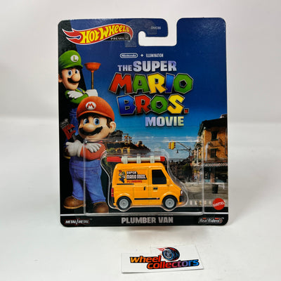 Plumber Van Super Mario Bros Movie * 2023 Hot Wheels Retro Entertainment Case P