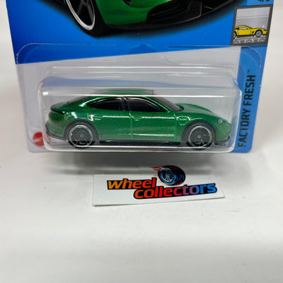 Porsche Taycan Turbo S #149 * Green * 2023 Hot Wheels Case G