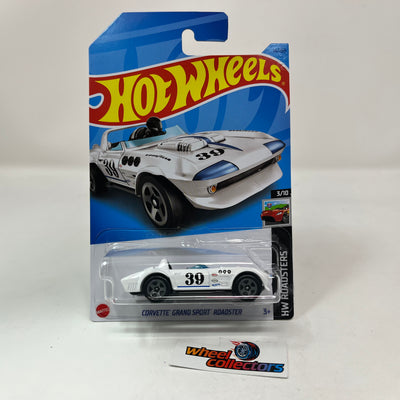 Corvette Grand Sport Roadster #14 * White * 2023 Hot Wheels Case G