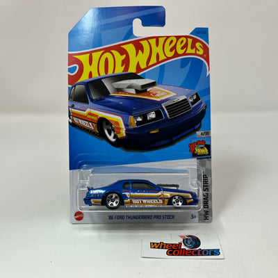 '86 Ford Thunderbird Pro Stock * Blue * 2023 Hot Wheels Case G