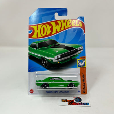 '70 Dodge Hemi Challenger #123 * Green * 2023 Hot Wheels Case F