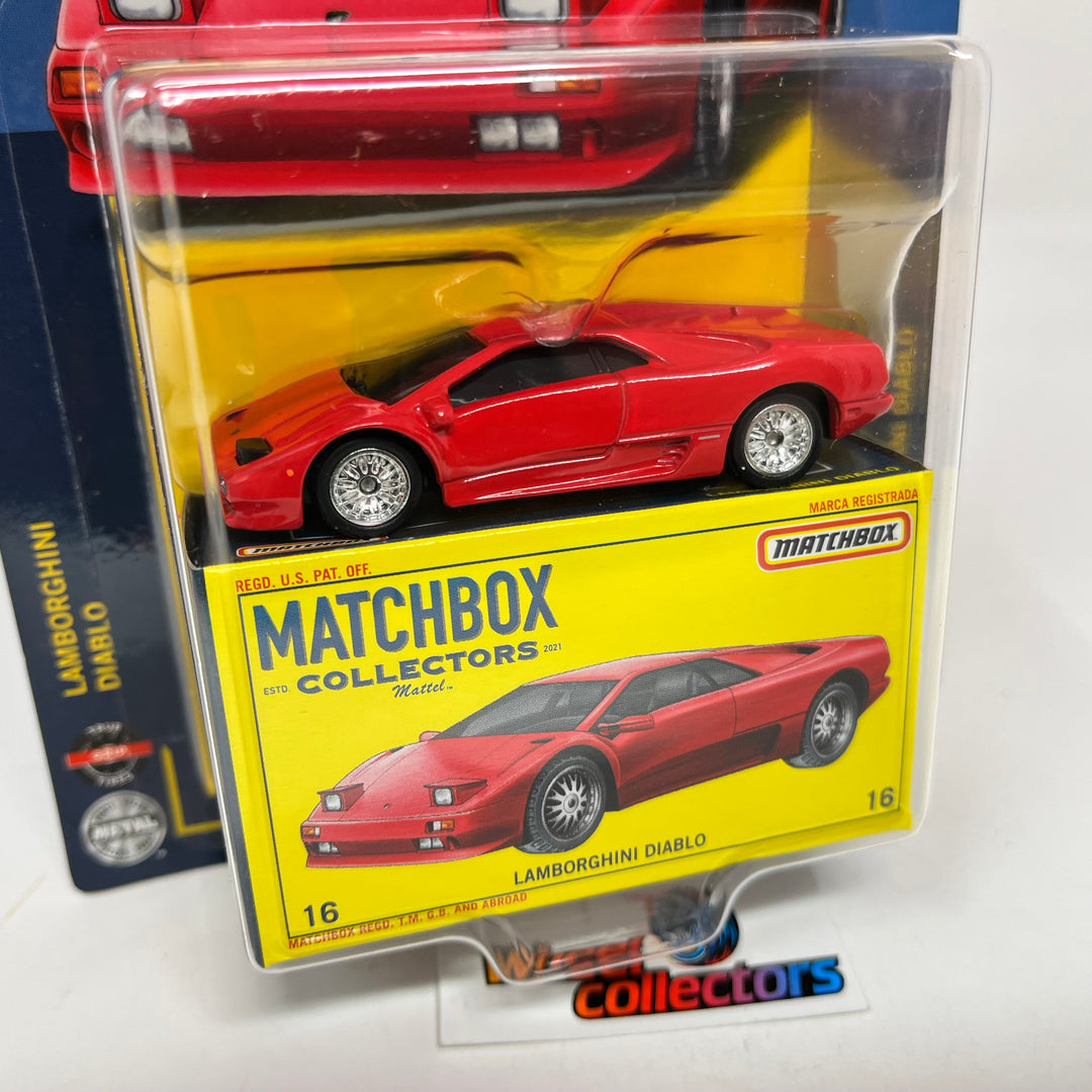 Lamborghini Diablo #16 * RED * Matchbox Collectors Series