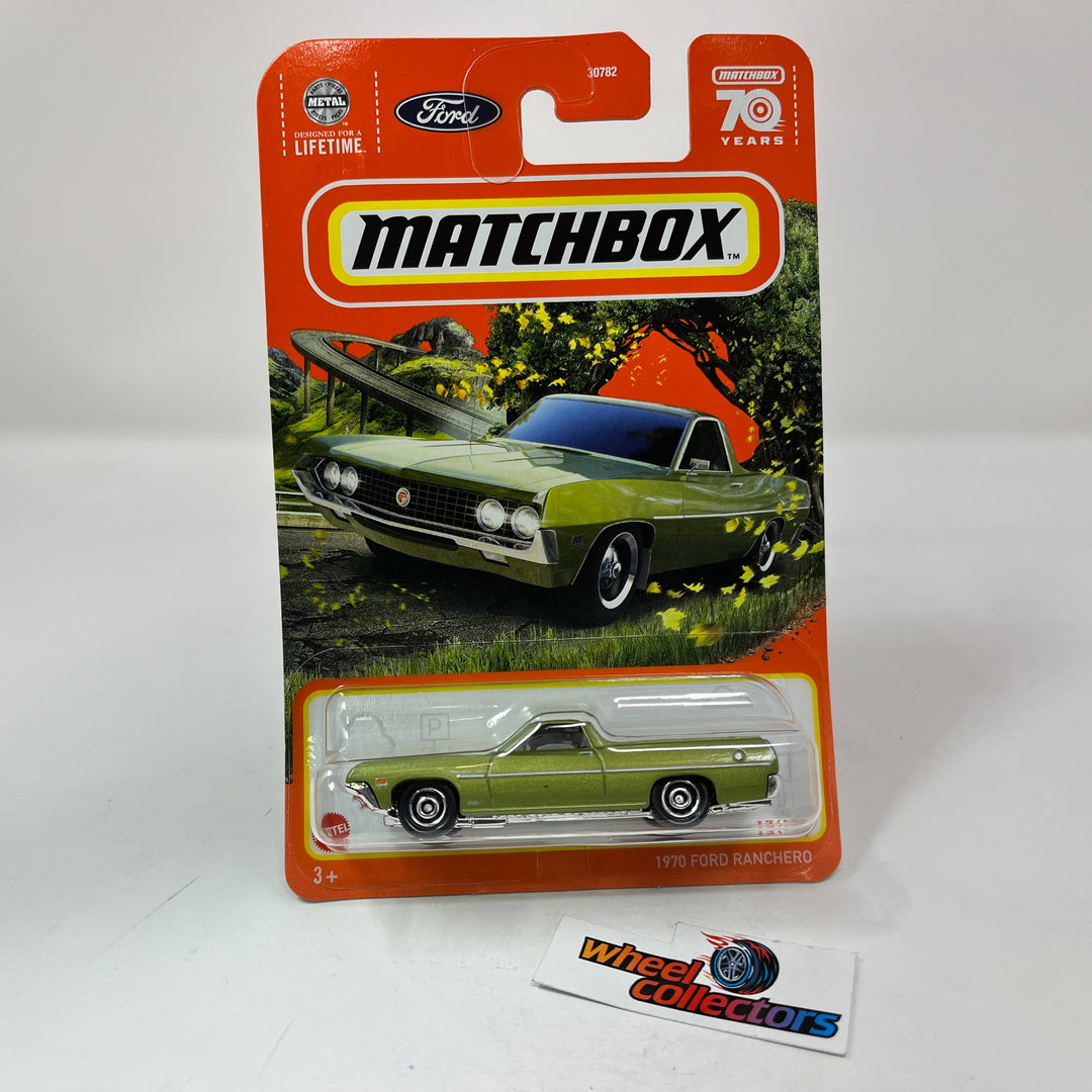 1970 Ford Ranchero #17 * Green * 2023 Matchbox N Case 70th Ann