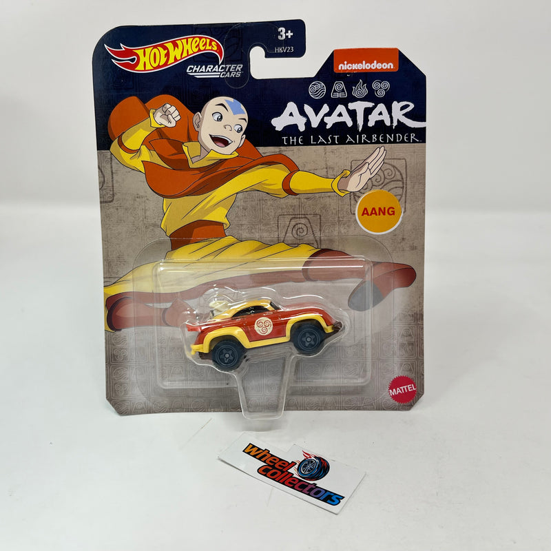 AANG Orange/Yellow * Hot Wheels Character Cars Case B Avatar The Last Airbender
