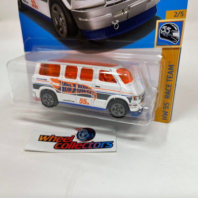 Dodge Van #66 * WHITE * 2023 Hot Wheels Case H