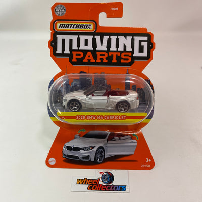 2020 BMW M4 Cabriolet * WHITE * 2022 Matchbox Moving Parts Case B