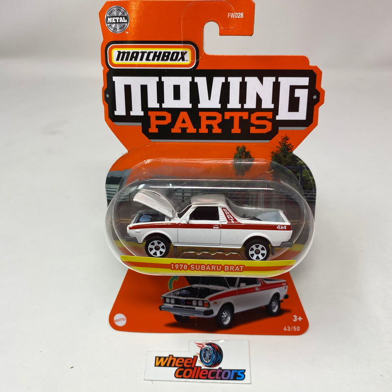 1978 Subaru BRAT * WHITE * 2022 Matchbox Moving Parts Case B
