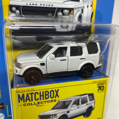 2016 Land Rover LR4 #1 * White * 2023 Matchbox Collectors Series